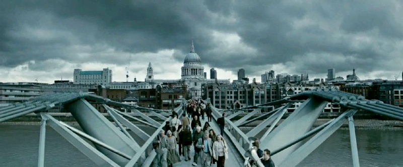 Londres, sant paul  y millennium bridge